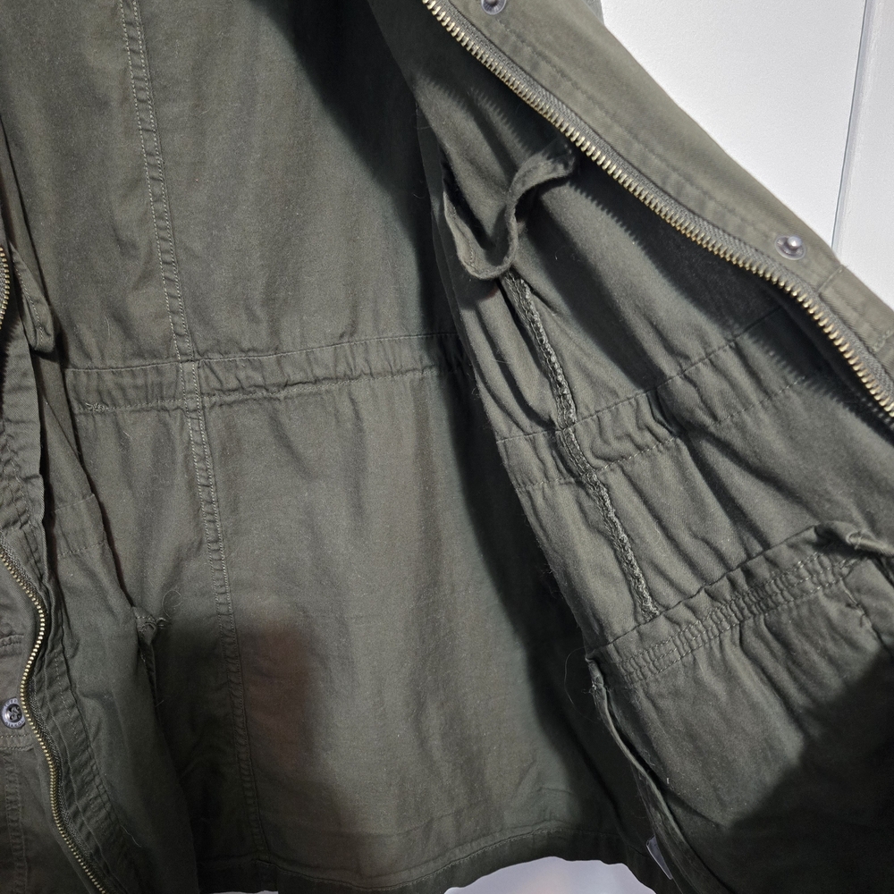 Torrid Olive and Gray Utility Jacket - Picture 6 of 7